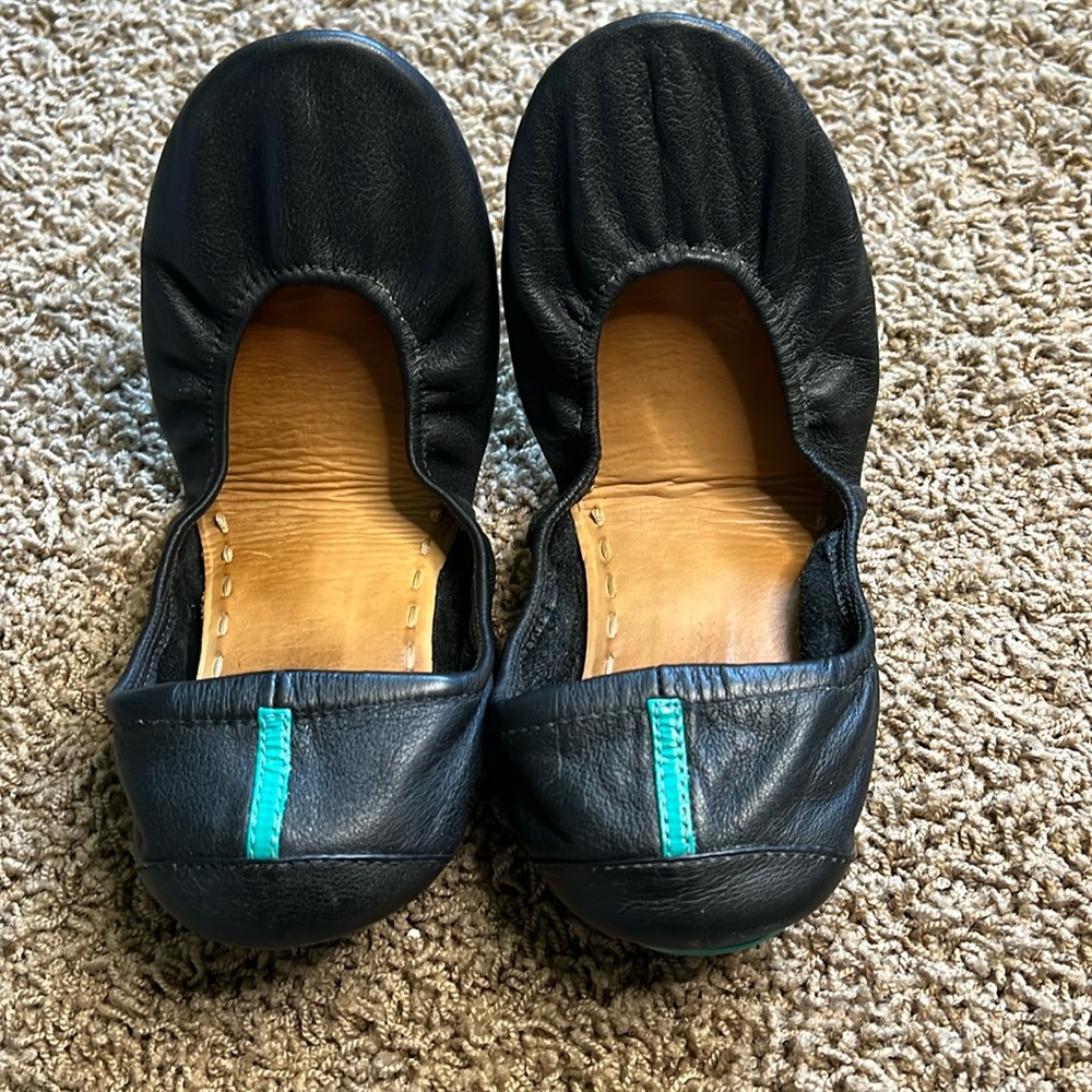 Tieks black ballet flats size 11